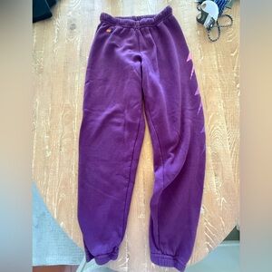 Aviator Nation Purple Bolt Women’s Sweatpants